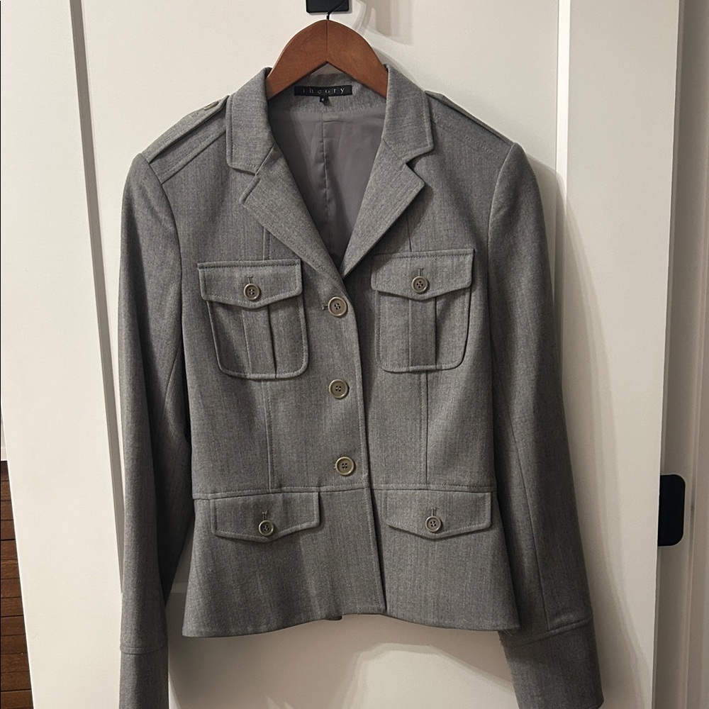 Theory Gray Women's Blazer